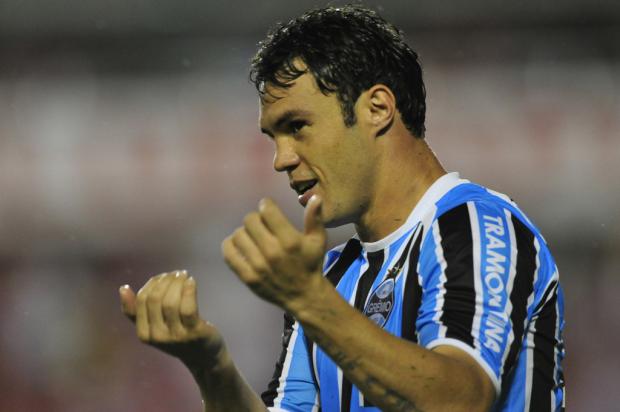 Kleber comemora vitória no Gre-Nal: "Mostramos o que nós queremos nesse ano" Diego Vara/