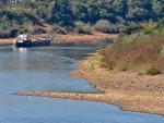 Seca causa prejuízos ao transporte fluvial no Rio Taquari