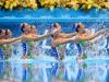 Equipe australiana de nado sincronizado, formada por Eloise Amberger, Tarren Otte, Samantha Reid e Bianca Hammett