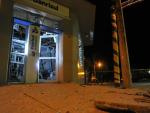 Confira imagens da agência bancária explodida em Cristal