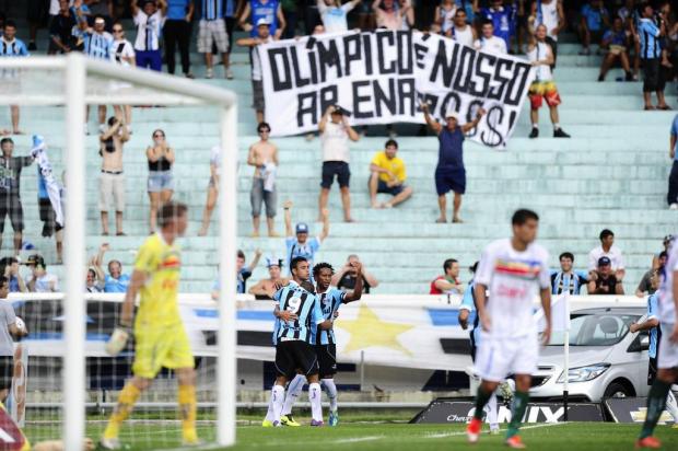 Com retorno de titulares ao Olímpico, Grêmio vence o Veranópolis por 1 a 0 Mauro Vieira/Agencia RBS