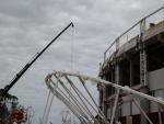 Confira fotos da montagem da cobertura do Beira-Rio