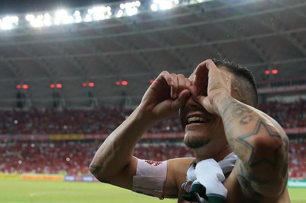 D'Alessandro provoca gremistas após classificação à Libertadores Jefferson Botega/Agencia RBS D'Alessandro provoca gremistas após classificação à Libertadores Jefferson Botega/Agencia RBS