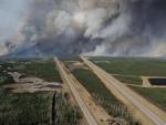Incêndio florestal atinge a região de Fort McMurray, no Canadá, desde o dia 1º