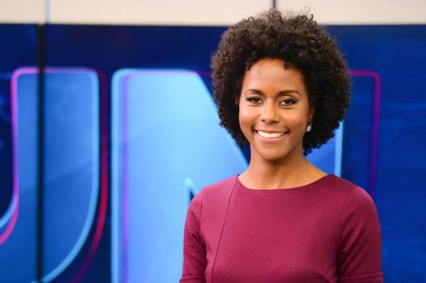 Maju Coutinho faz testes para apresentar o Jornal Hoje Zé Paulo Cardeal/TV Globo/Divulgação