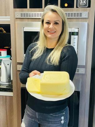 Aprenda a fazer o queijo mussarela caseiro da Simone Arquivo Pessoal / Arquivo Pessoal/Arquivo Pessoal