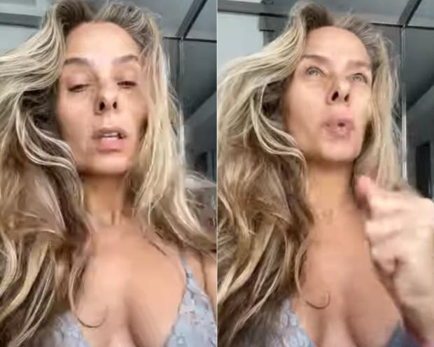 Adriane Galisteu posta vídeo sem maquiagem e é elogiada: "Naturalmente linda" @galisteuoficial Instagram / Reprodução/Reprodução