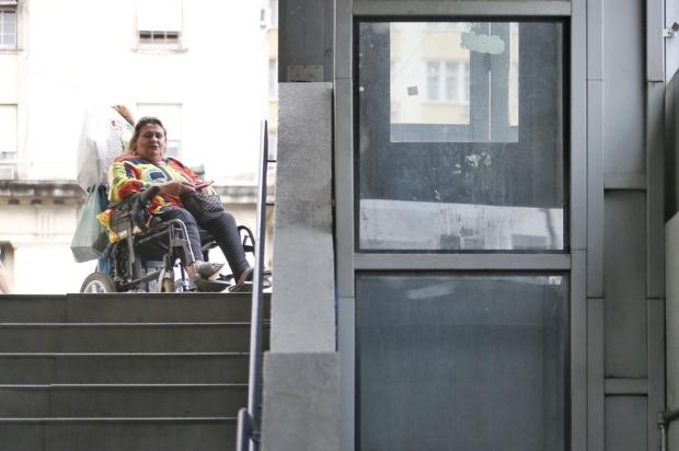 Pessoas com deficiência reclamam de falta de acessibilidade na Trensurb Lauro Alves / Agencia RBS/Agencia RBS