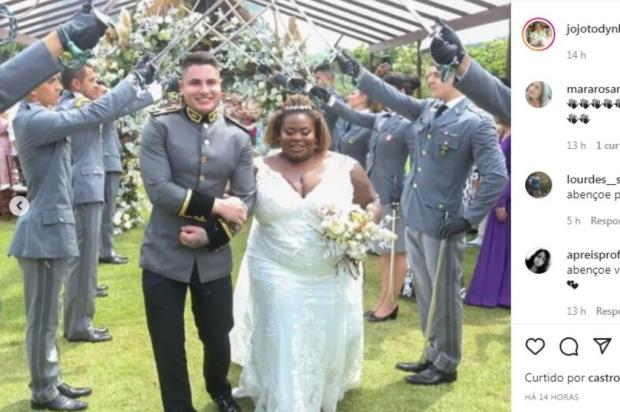 Jojo Todynho se casa com oficial do Exército no Rio de Janeiro Reprodução / Instagram @jojotodynhofcs/Instagram @jojotodynhofcs