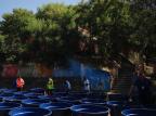 Temporais e falta de luz atrasam instalação de caixas d'água no Morro da Cruz Anselmo Cunha / Agencia RBS/Agencia RBS