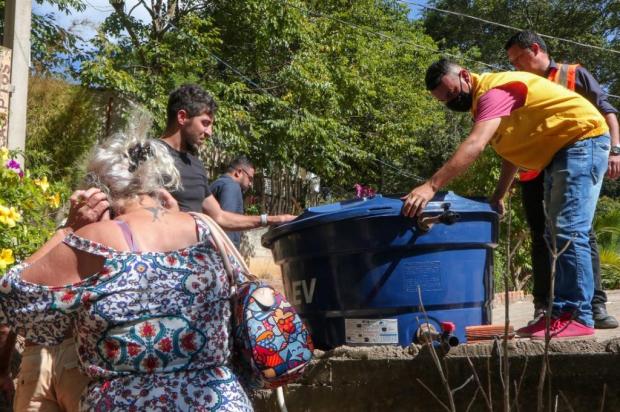 Prefeitura de Porto Alegre inicia instalação de caixas d'água no Morro da Cruz Luciano Lanes / PMPA/PMPA