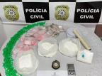 Polícia ataca "distribuidora" com mais de R$ 1,5 milhão em drogas em Viamão Policia Civil / Divulgação/Divulgação
