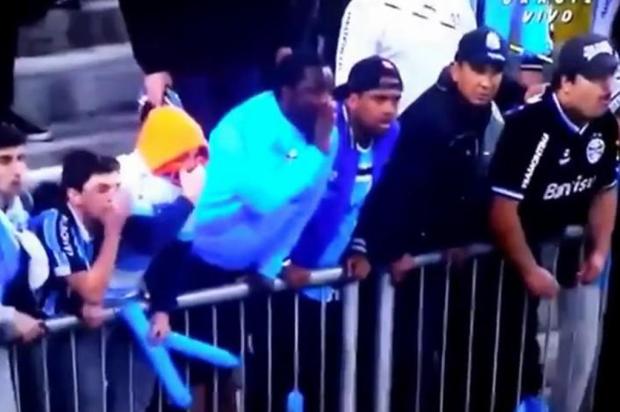 Isso sempre teve, diz torcedor negro que aparece em vídeo na Arena
