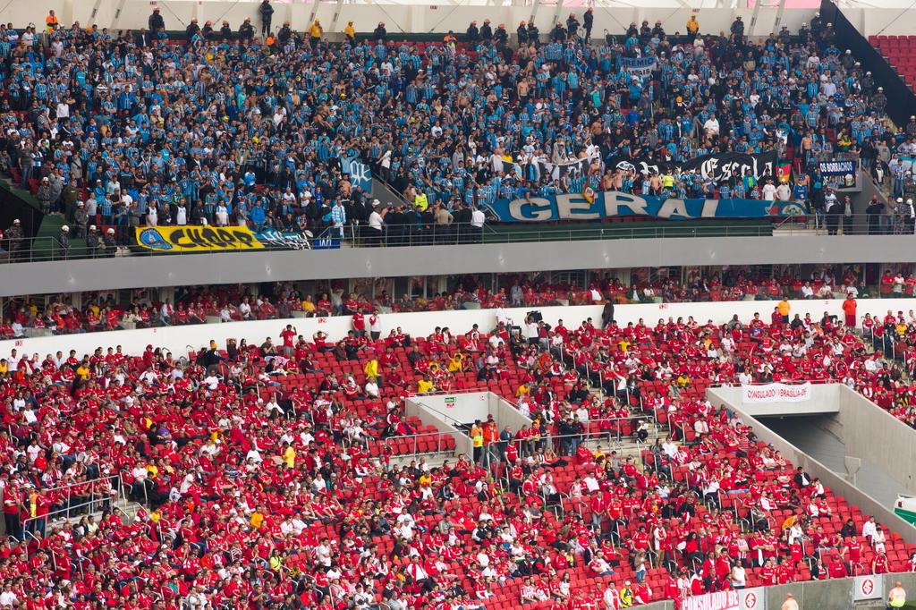 Por determinação judicial, 44 torcedores ficarão fora do Gre-Nal
