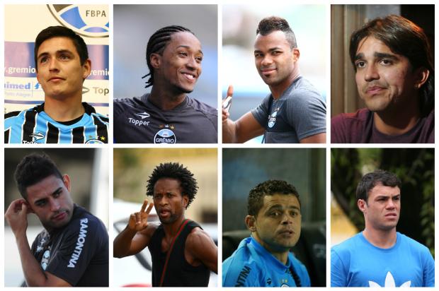 Os oito jogadores que o Grêmio quer negociar para 2015