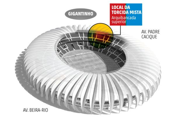 Caminho do Gol será aberto para torcida mista no Gre-Nal 404