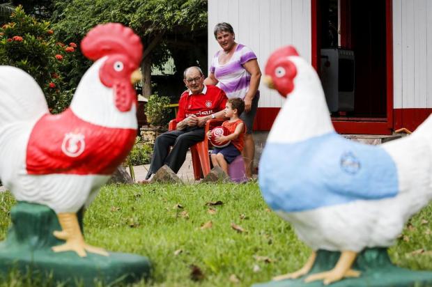 Gre-Nal em família e com muito amor em Poço das Antas