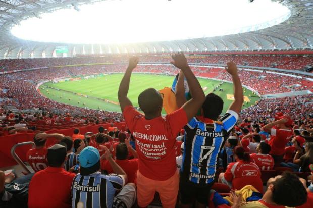 Diogo Olivier: torcida mista, com gremistas e colorados, também no Brasileirão