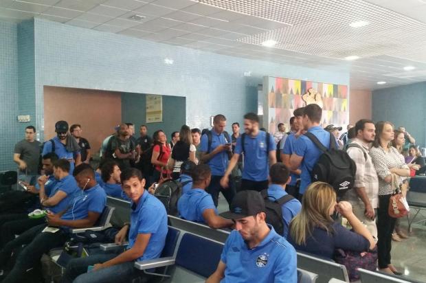FOTO: após vitória na Paraíba, Grêmio retorna a Porto Alegre