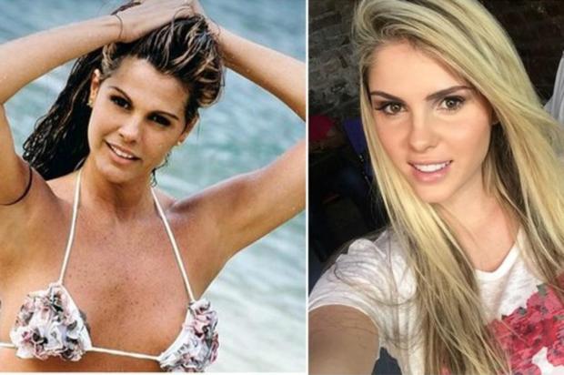 Monique Evans posta foto antiga e mostra semelhança com a filha -  Entretenimento