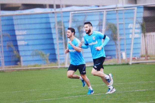 Grêmio treina finalizações e Grohe segue dúvida para o Gre-Nal