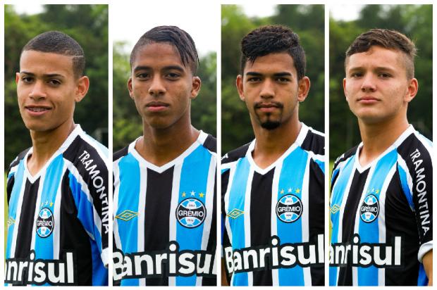 Patrick, Jean Pyerre, Kaio e Guto: os destaques do Sub-17 do Grêmio