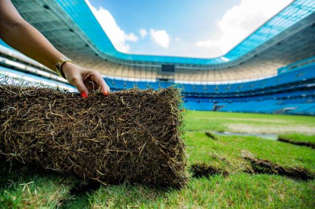 Gramado da Arena passa por manutenção para a temporada 2016