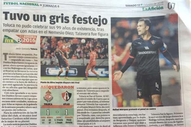 Toluca tem empatite, avalia jornal mexicano sobre adversário do Grêmio