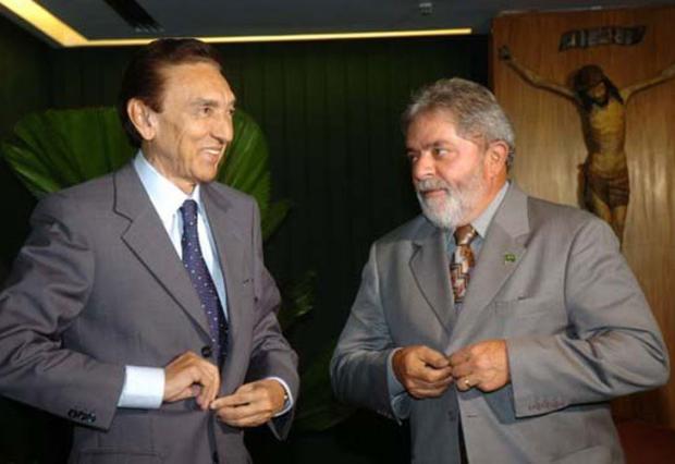 Resultado de imagem para edison lobão e lula